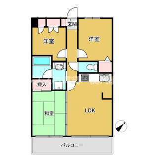 【間取り】 | コスモ磯子岡村公園
