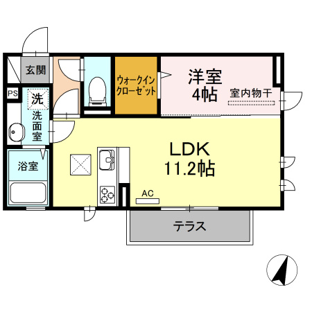 シャトレ城下の間取り