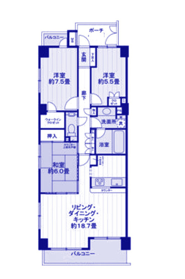 【間取り】 | ハイホーム川崎平間ＪＰ