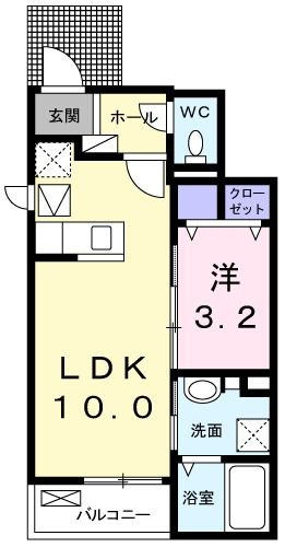 【間取り】 | キャッスル玉川学園