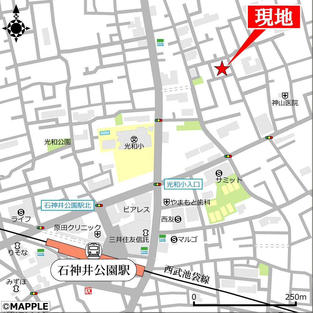 フィカーサ石神井公園の周辺