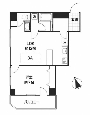 シャルール浅間町の間取り