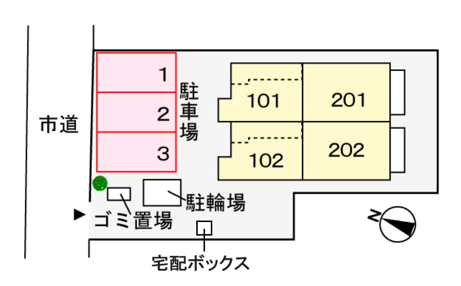 イリーデの区画図