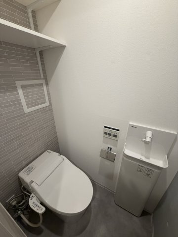ＧＲＡＮ ＰＡＳＥＯ三宿Ⅱのトイレ|落ち着いた色調のトイレです