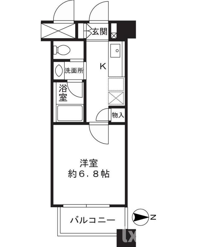 エスト茨木の間取り
