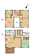 【間取り】 | 周南市勝間ヶ丘三丁目戸建