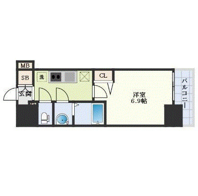 ディアレイシャス浅間町Ⅲの間取り