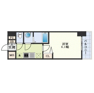 ディアレイシャス浅間町Ⅲの間取り