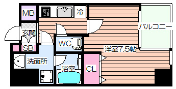 【間取り】 | レジディア江戸堀