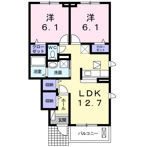 シャロームＲの間取り