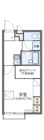 レオパレス権平谷の間取り