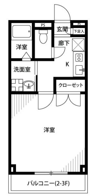 アンプルール　フェール　鴻巣の間取り