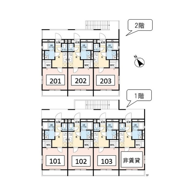 アムール本行徳の区画図