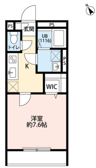 アムール本行徳の間取り