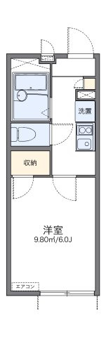 レオパレスハマメリスの間取り
