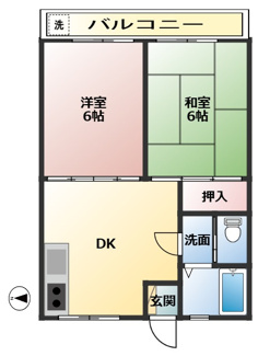 【間取り】 | リバーハイツⅡ