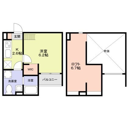 サンクス　東須磨の間取り