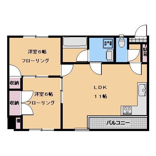 ふじコーポ浅草の間取り