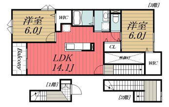 【間取り】 | PRESAGE　Ⅱ