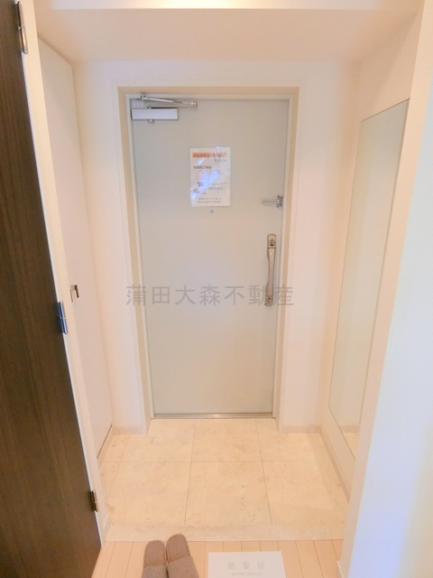 スカイコート池上壱番館の玄関
