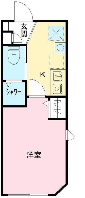 ＴＨＥ ＲＯＯＭ’Ｓ大森町駅前の間取り|間取りです。