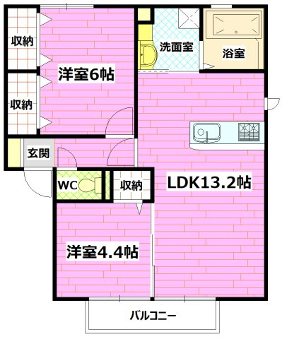 ＲｉｏくるまⅡの間取り
