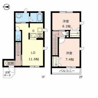 【間取り】 | シャーメゾン橋の内
