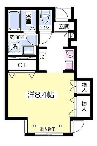 ロイヤルガーデン経堂の間取り