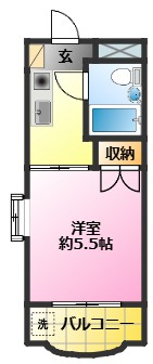 ハイタウン新丸子No.2の間取り|オートロック完備分譲賃貸マンション♪