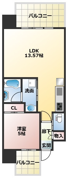 プレジオ御幣島ASIANの間取り