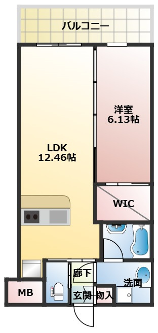 プレジオ御幣島ASIANの間取り