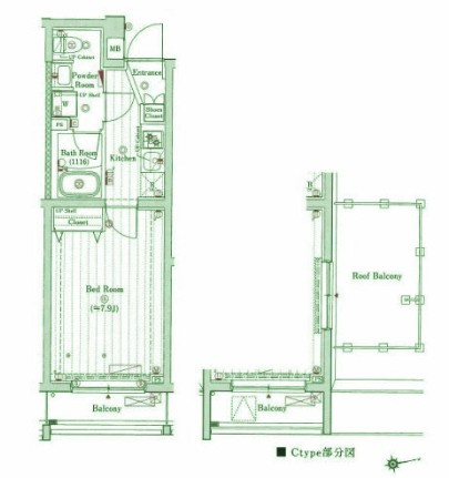 【間取り】 | プレール・ドゥーク三軒茶屋