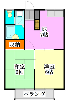 【間取り】 | サンモール井上2