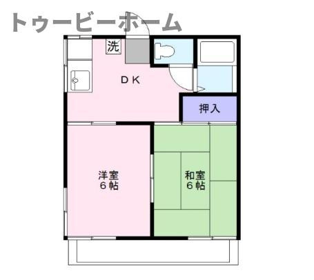 めぐみコーポの間取り