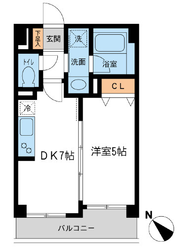 ルクレ初台の間取り