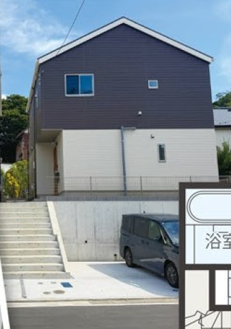 横浜市金沢区富岡西1丁目 新築戸建て【仲介手数料無料】カースペース3台