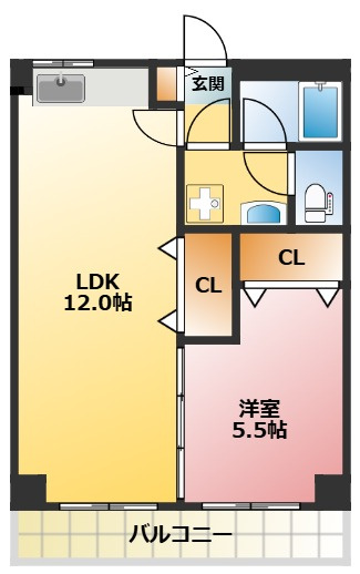 【間取り】 | 藤次マンション