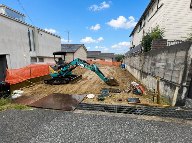 宝塚市長寿ガ丘　第2期　新築一戸建ての外観|現在建築中！落ち着いた街並みで新生活を始めることが出来そう！周辺の物件も併せてご紹介させて頂きます！
