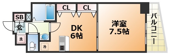 アスヴェルみなと元町OceanFrontの間取り