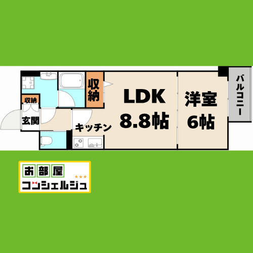 HF名駅北レジデンス　EASTの間取り