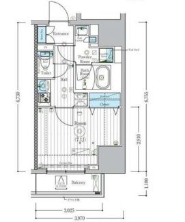 【間取り】 | ＭＡＸＩＶ東府中 | 間取りです。