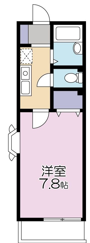 アネックスK2の間取り|間取りです。