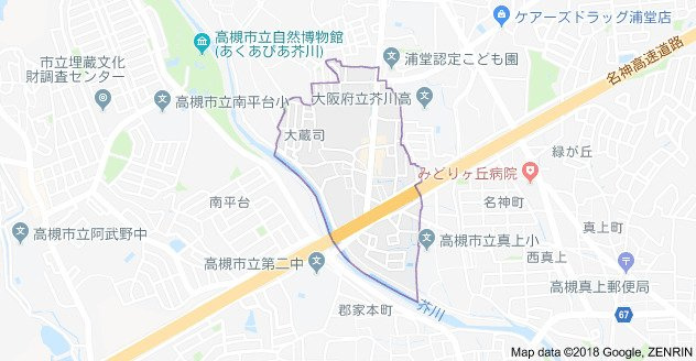 ヴィラクレージュの地図