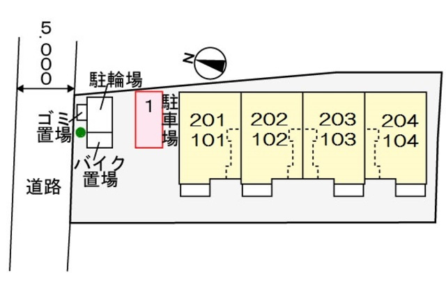 アヴァンセのその他|配置図です。