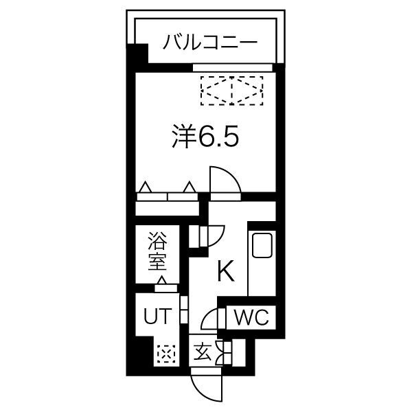 スプランディッド新大阪DUEの間取り