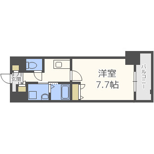 La Douceur梅田Eastの間取り|La Douceur梅田East　開放感のある間取り