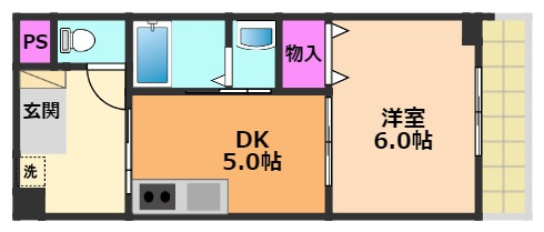 福山ビルの間取り