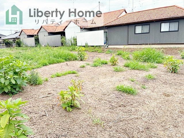 第1かすみがうら市下稲吉　新築戸建　2号棟の前面道路含む現地写真