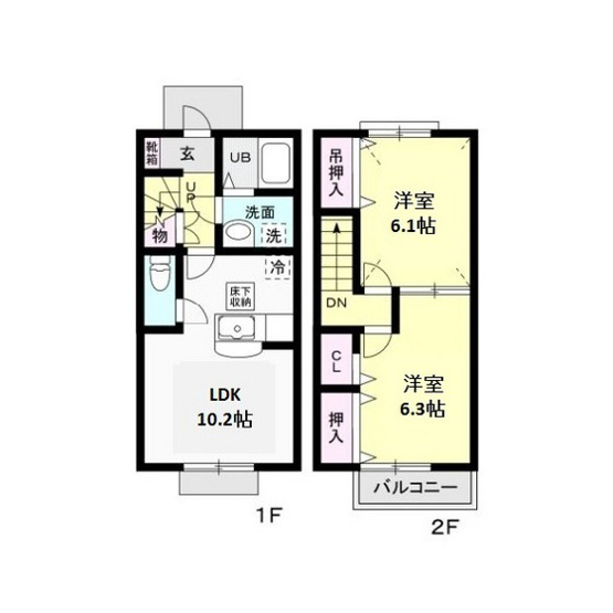 【間取り】 | ＡＬＢＡ　ＲＥＳＩＤＥＮＣＥ