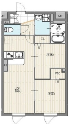 エルファーロ大塚Ⅱの間取り|間取りです。